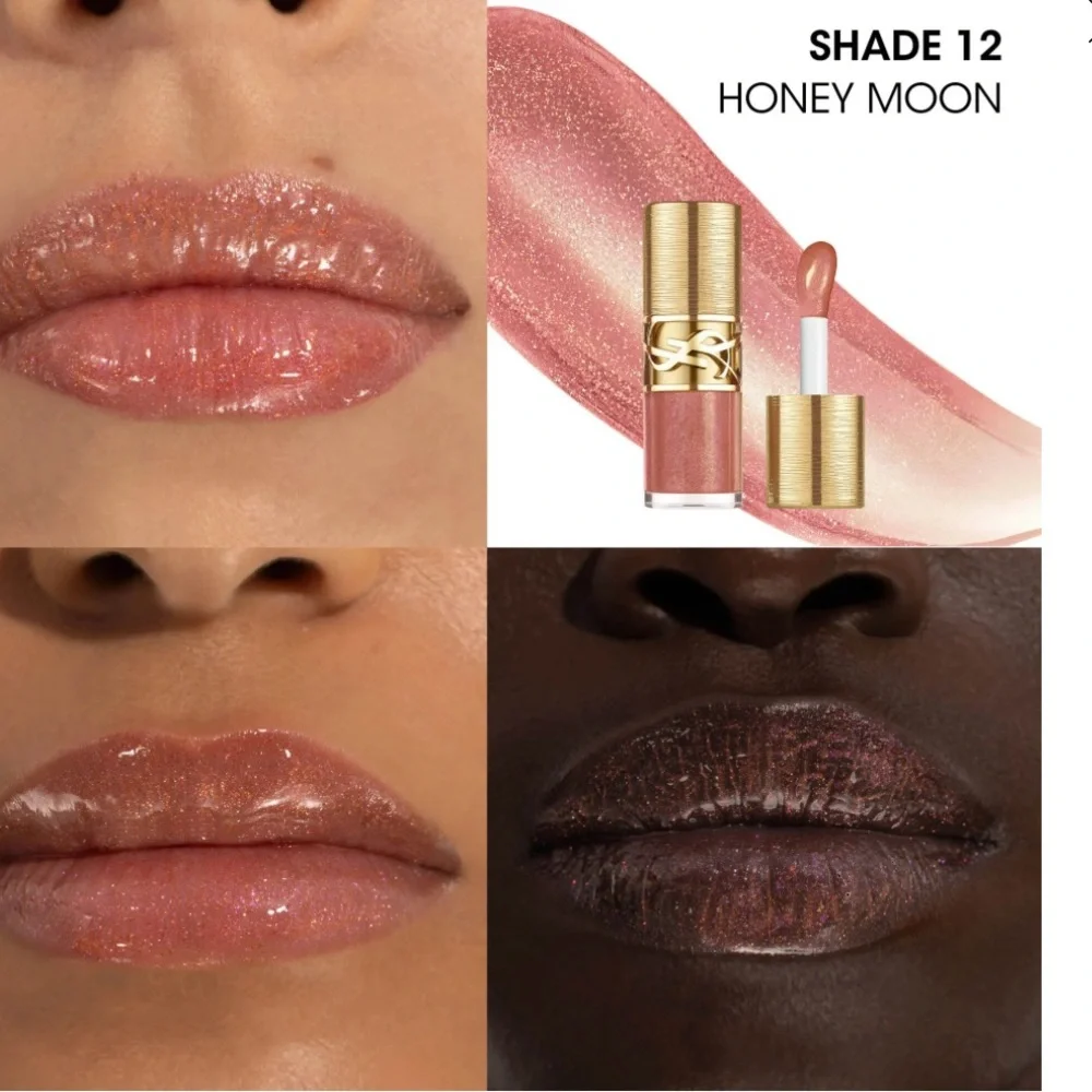 NIB Yves Saint Laurent Plumping Lip Oil Gloss Ltd.Edition Shade Honeymoon
